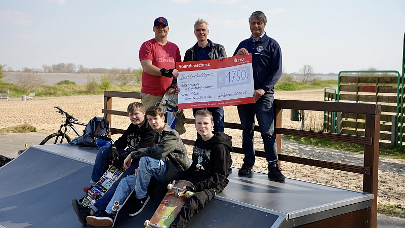 Lions und Skater von dem Skatepark in Nordenham